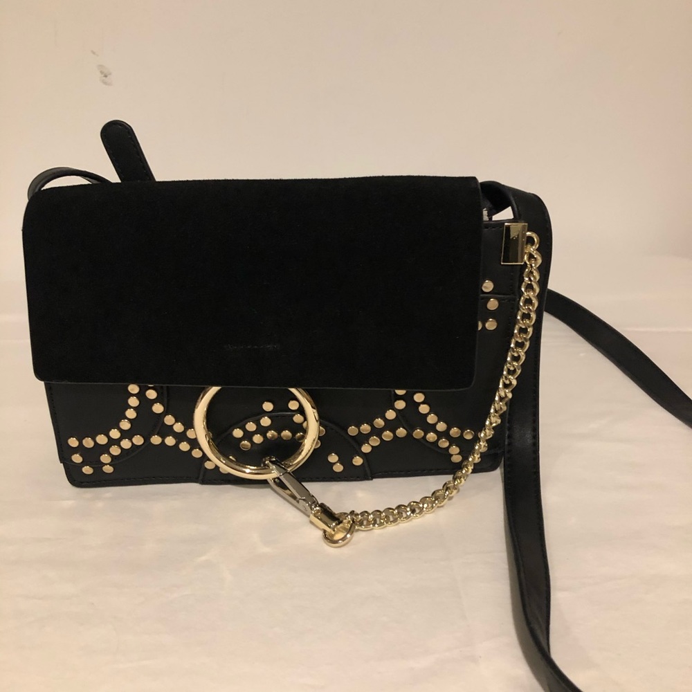 Suede INZI HANDBAG